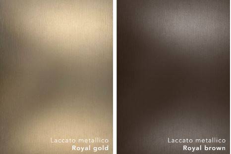 Cuisine sur mesure italienne avec nouvelle finition aspect métal à Toulon dans le 83