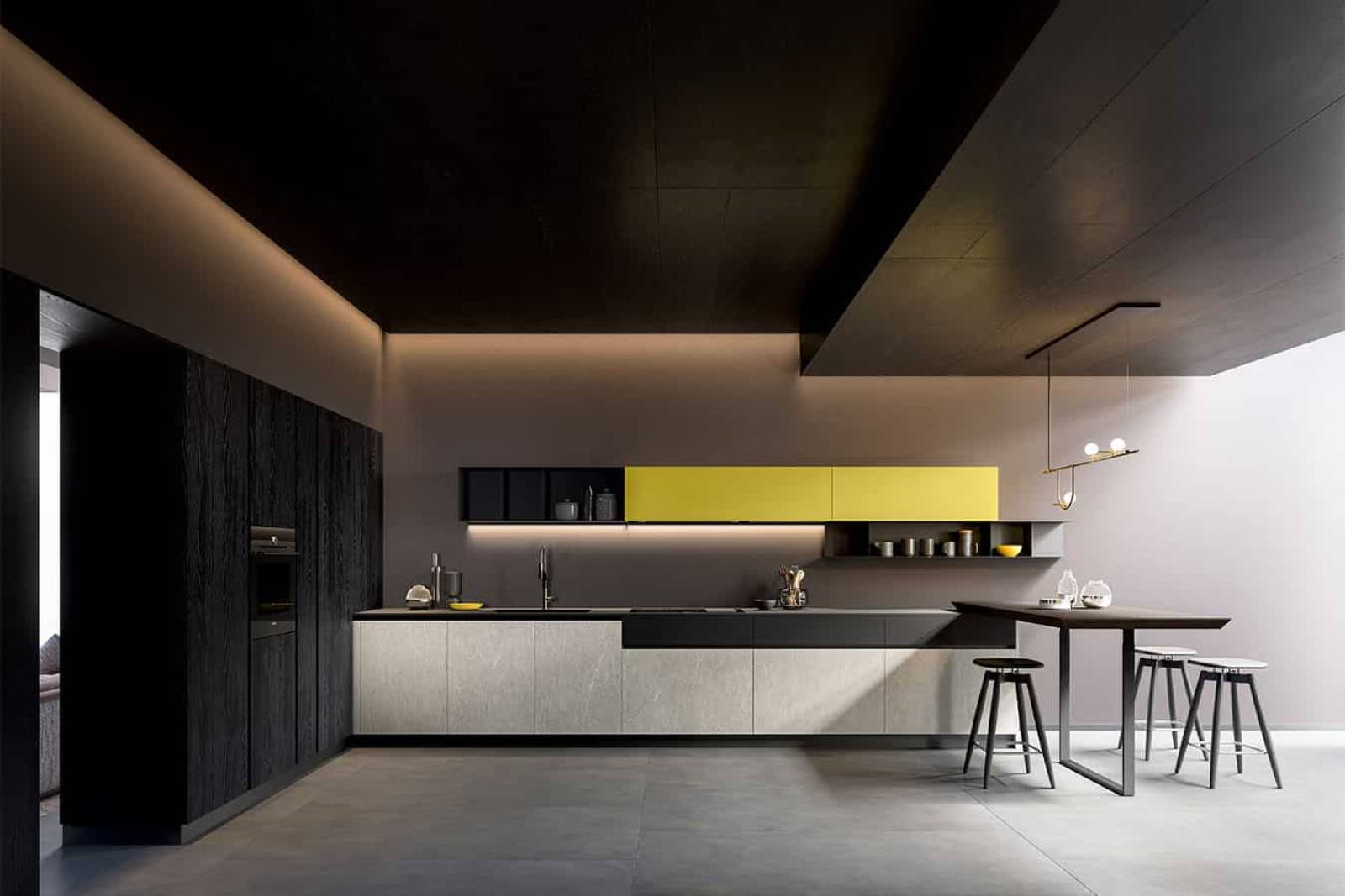 Etude personnalisée et projection 3D de votre cuisine dans votre budget avec façades en mélaminé au Pradet dans le 83