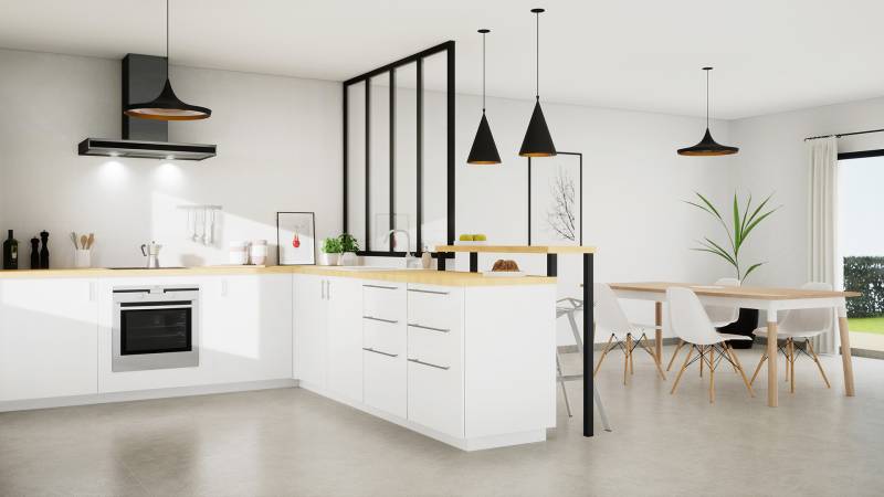 Aménagement intérieur sur mesure et cuisine de luxe italienne à Saint-Cyr-sur-Mer