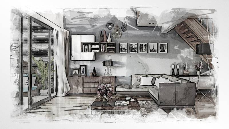 Agencement d'intérieur pour petites superficies avec mobilier multifonction gain de place dans le Var